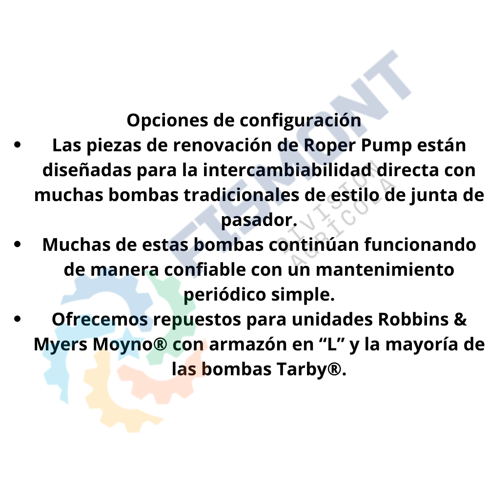 XERIC1 BOMBA DE CAVIDAD SERIE XERIC MARCA ROPERPUMP BOMBAS Y MOTORES