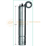 4SP1814 BOMBA SUMERGIBLE DE POO PROFUNDO EN ACERO INOXIDABLE MARCA WDM