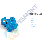 1.5X3-8 BOMBA CENTRIFUGA DE ACOPLAMIENTO UNIVERSAL NORMAS ANSI SERIE 911S MARCA MANN