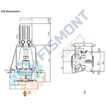 100-80-160B BOMBA CENTRIFUGA VERTICAL EN LINEA SERIE ILN MARCA KSB