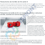 S1 MOTOREDUCTOR DE TORNILLO SIN FIN SERIE S MARCA SEW EURODRIVE