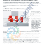 H.P.1 SISTEMA DE ACCIONAMIENTO MECATRONICO SERIE MOVIGEAR PARTES HUMEDAS MARCA SEW EURODRIVE