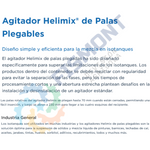 PR1 BAJA VELOCIDAD MEZCLADOR DE PALAS PLEGABLES SERIE HELIMIX MARCA MILTON ROY