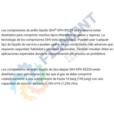 KPH85229-1 BOMBA DE COMPRESOR DE ANILLO LIQUIDO SERIE KPH-85229 MARCA SIHI