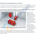 X1 REDUCTOR INDUSTRIAL DE ENGRANAJES CILINDRICOS Y CONICOS SERIE X MARCA SEW EURODRIVE