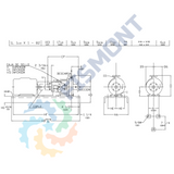 1L1.5X1-82 BOMBA CENTRIFUGA HORIZONTAL SERIE 1L MARCA DPUMPS