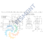 2L2X1BF-10A BOMBA CENTRIFUGA HORIZONTAL SERIE 1L MARCA DPUMPS