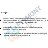 4B-14 BOMBA CENTRIFUGA HORIZONTAL MULTIETAPAS DE ALTA PRESION SERIE MOVITEC HSI MARCA KSB