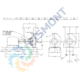 3L8X6-16A BOMBA CENTRIFUGA HORIZONTAL SERIE 1L MARCA DPUMPS