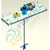 PR1 BAJA VELOCIDAD MEZCLADOR DE PALAS PLEGABLES SERIE HELIMIX MARCA MILTON ROY