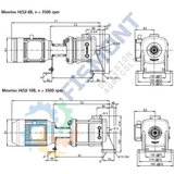 6LB-12 BOMBA CENTRIFUGA HORIZONTAL MULTIETAPAS DE ALTA PRESION SERIE MOVITEC HSI MARCA KSB