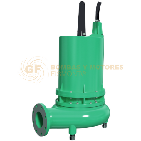 NE6360-4-440 BOMBA SUMERGIBLE PARA AGUAS RESIDUALES Y LODOS MARCA WDM