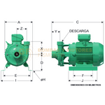 KE1.5150 BOMBA CENTRIFUGA HORIZONTAL DE ALTA PRESION MARCA WDM