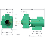 AE4100-1 BOMBA CENTRIFUGA HORIZONTAL AUTOCEBANTE MARCA WDM