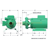 QE1.5150 BOMBA CENTRIFUGA HORIZONTAL DE ALTA PRESION MARCA WDM