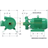 HE1.550-1 BOMBA CENTRIFUGA HORIZONTAL DE ALTA PRESION MARCA WDM