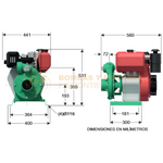 HD3100HF BOMBA CENTRIFUGA DE ALTA PRESION CON MOTOR A DIESEL MARCA WDM