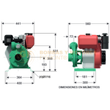 HD3100HF BOMBA CENTRIFUGA DE ALTA PRESION CON MOTOR A DIESEL MARCA WDM