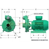 QE250 BOMBA CENTRIFUGA HORIZONTAL DE ALTA PRESION MARCA WDM