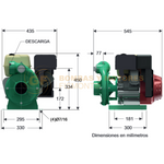 QG3130HF BOMBA CENTRIFUGA DE ALTA PRESION CON MOTOR A GASOLINA MARCA WDM