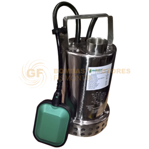 NSE113-1-2-110HF BOMBA SUMERGIBLE PARA AGUAS CLARAS Y LIGERAMENTE SUCIAS EN ACERO INOXIDABLE MARCA WDM