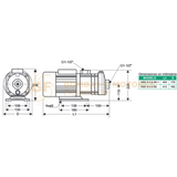 VHSE83-30HF BOMBA HORIZONTAL MULTIETAPAS EN ACERO INOXIDABLE CON MOTOR ELECTRICO MARCA WDM