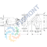 E60 1.25X1.25X5.25 BOMBA CIRCULADORA DE AGUA CALIENTE DE 3/4 H.P. SERIE E-60 MARCA BELL&GOSSETT