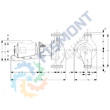 E60 1.50X1.50X3.75 BOMBA CIRCULADORA DE AGUA CALIENTE DE 1/4 H.P. SERIE E-60 MARCA BELL&GOSSETT