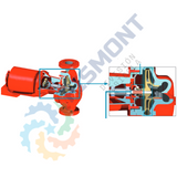 E60 1.50X1.50X3.75 BOMBA CIRCULADORA DE AGUA CALIENTE DE 1/4 H.P. SERIE E-60 MARCA BELL&GOSSETT