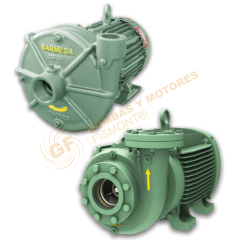 IA3- 40 H.P. BOMBA CENTRIFUGA DE ALTA PRESION CON MOTOR ELECTRICO MARCA BARNES