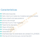 QIS 316 BOMBA CENTRIFUGAS DE GRADO ALIMENTICIO Y SANITARIO DE 7.5 H.P. MARCA Q-PUMPS