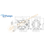 QP1 60 BOMBA DE PISTON CIRCUNFERENCIAL MARCA Q-PUMPS